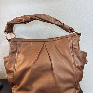 Vintage Coach Slouchy Hobo Brown Leather Parker Purse 13412